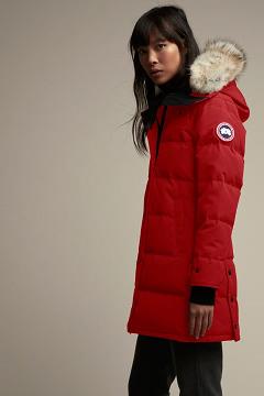 Chamarras Canada Goose Mujer México - Shelburne Abrigos Rojos Oscuro BU5903468